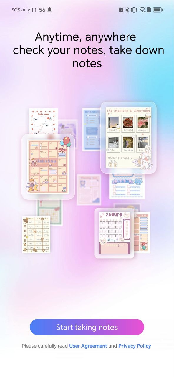 免费注册千本笔记app